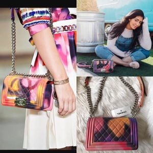 Chanel Limited Edition Flower Power Le Boy Bag